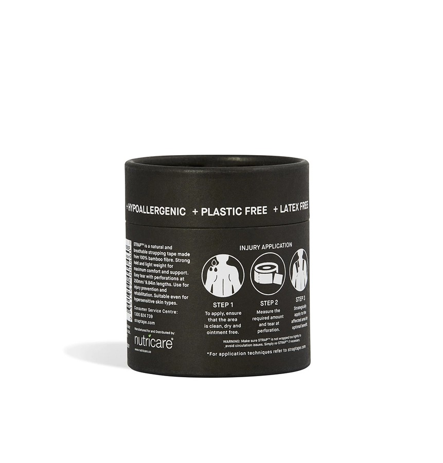 STRAP Black Bamboo Body Tape