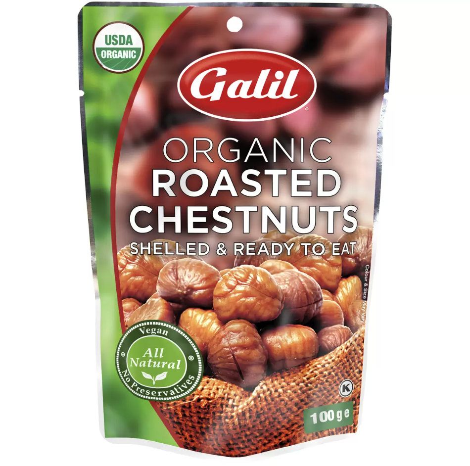 Organic Roasted Chestnuts 100g