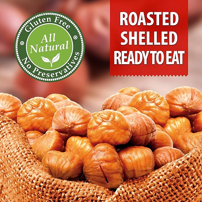 Organic Roasted Chestnuts 100g
