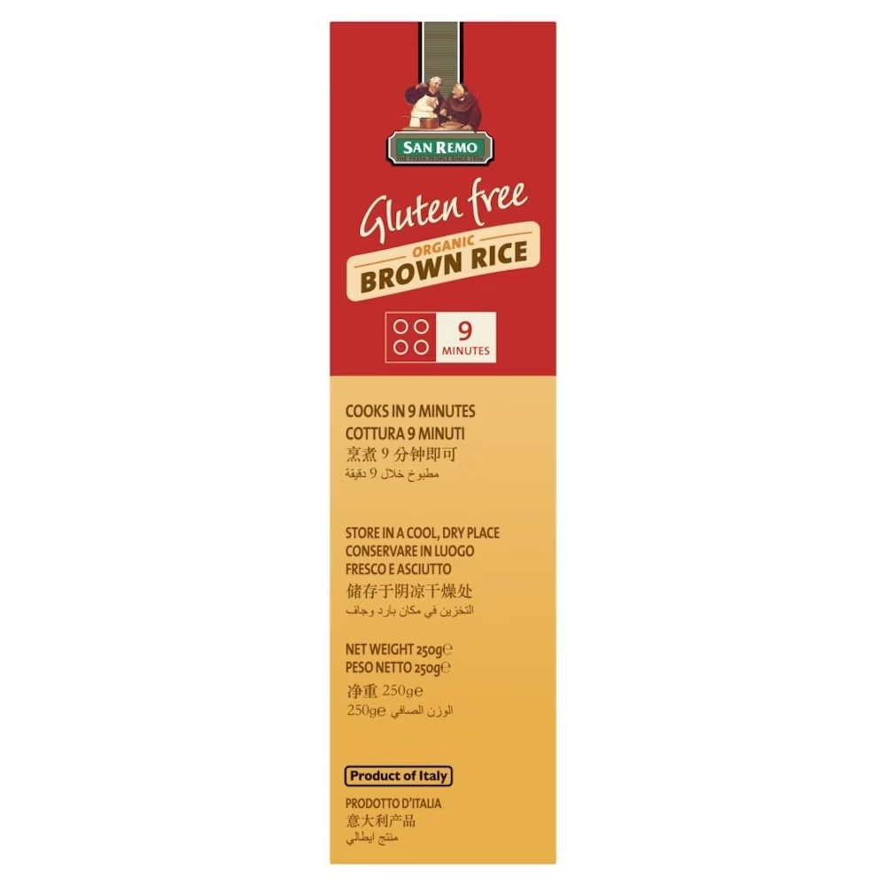 San Remo Organic Brown Rice Penne 250g