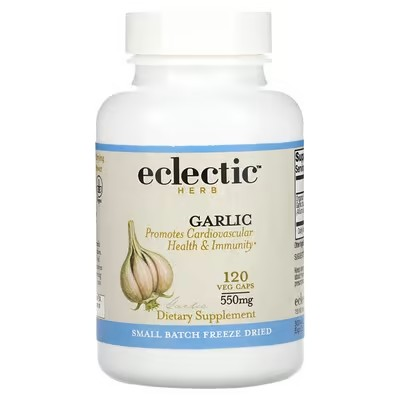 Eclectic Herb Garlic 550mg - 120 Capsules