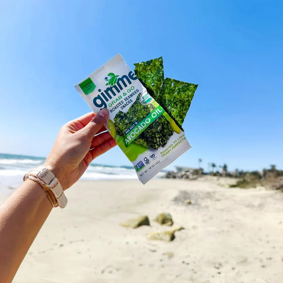 Gimme Organic Seaweed Grab & Go Sea Salt & Avocado Oil 5x4g