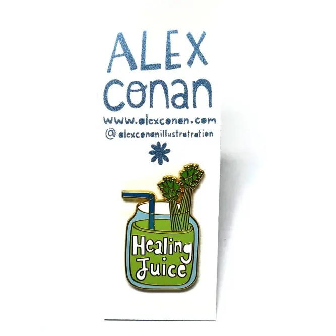Healing Juice Pin - Medical Medium Inspired (Limited Edition)