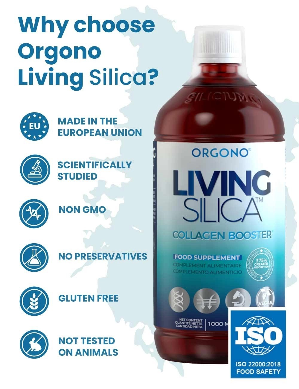 Orgono Living Silica® 1000mL