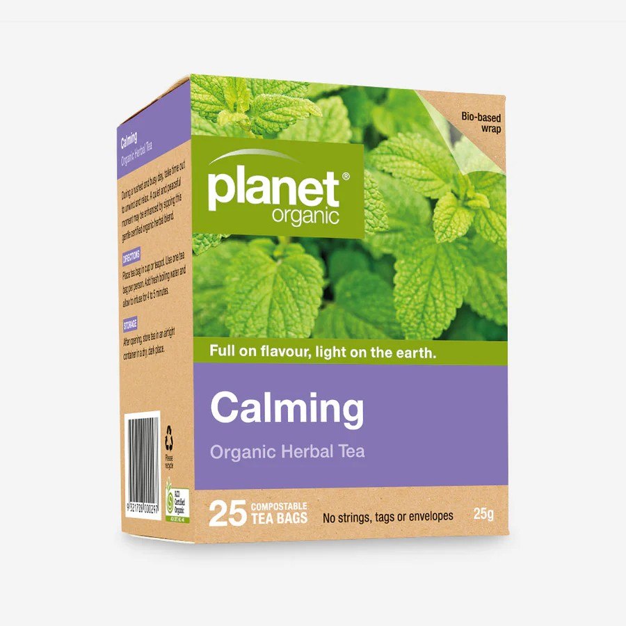 Planet Organic Calming Herbal Tea Bags 25pk