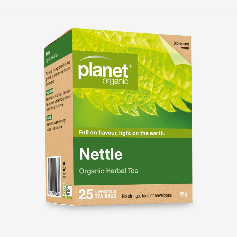 Planet Organic Nettle Herbal Tea Bags 25pk