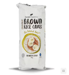 Organic Brown Rice Cakes - No Added Salt (110g)