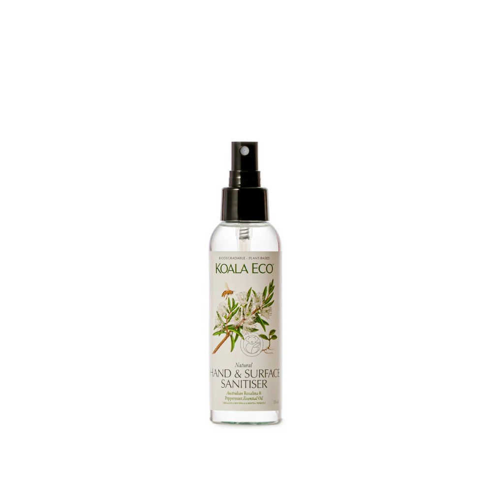 Koala Eco Hand & Surface Sanitiser Spray - Rosalina & Peppermint 125ml