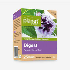 Planet Organic Digest Herbal Tea Bags 25pk